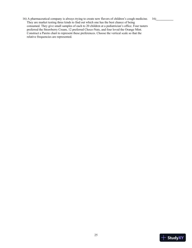 Test Bank for Biostatistics for the Biological and Health Sciences , 2nd Edition - Page 26 preview image