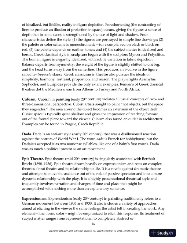 Perceiving The Arts: An Introduction To The Humanities, 11th Edition Test Bank - Page 8 preview image
