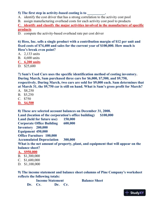 College Assignment: Comprehensive Business and Economic Concepts Assessment - Page 3 preview image