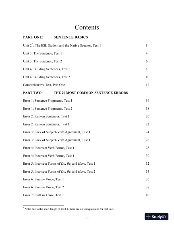 Grammar Matters, 1st Edition Test Bank - Page 3 preview image