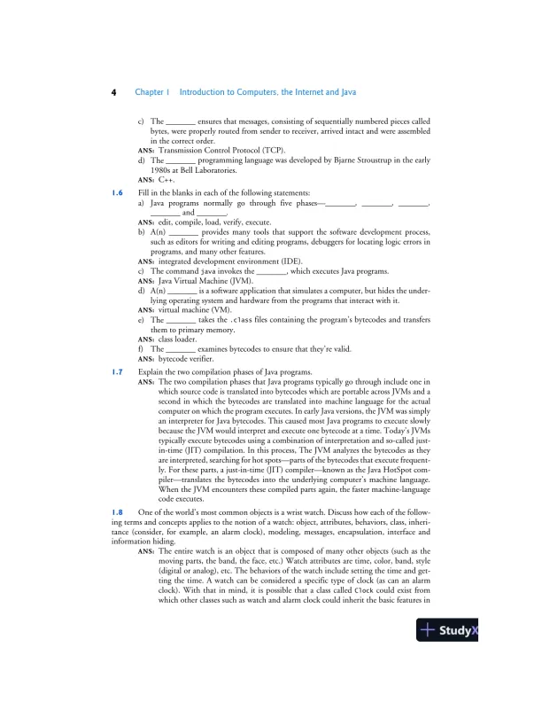 Solution Manual for Java How To Program, Late Objects, 11th Edition - Page 5 preview image