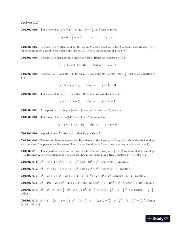 Solution Manual For Calculus, 6th Edition - Page 13 preview image