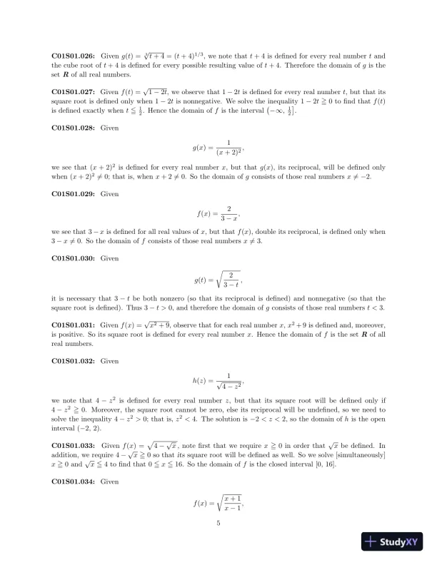 Solution Manual For Calculus, 6th Edition - Page 6 preview image
