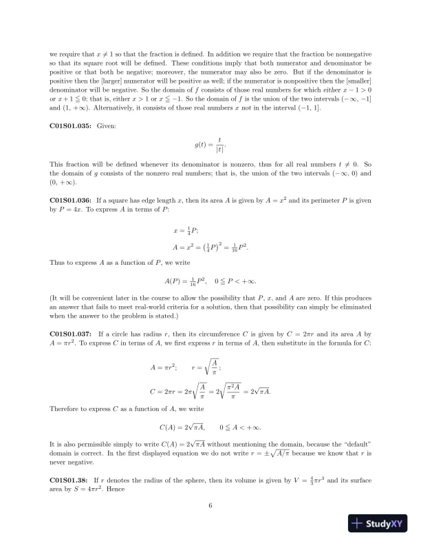 Solution Manual For Calculus, 6th Edition - Page 7 preview image