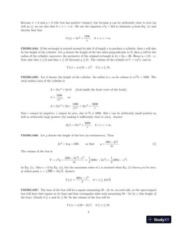 Solution Manual For Calculus, 6th Edition - Page 9 preview image