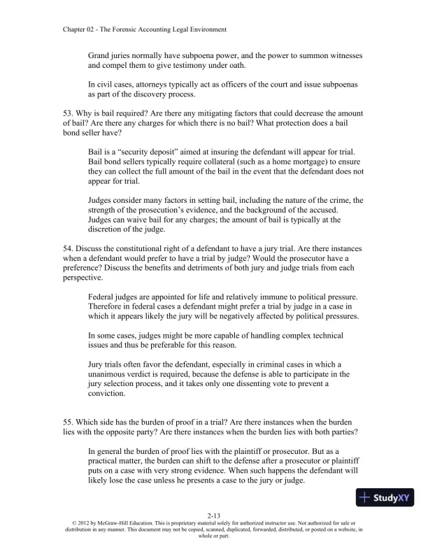 Solution Manual For Forensic Accounting and Fraud Examination, 2nd Edition - Page 21 preview image