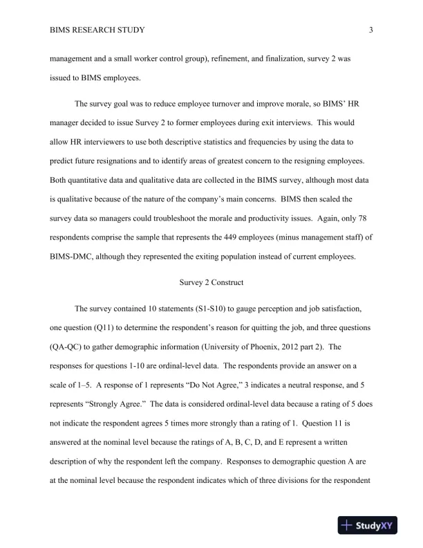 QNT 351 BIMS Research Study - Page 4 preview image