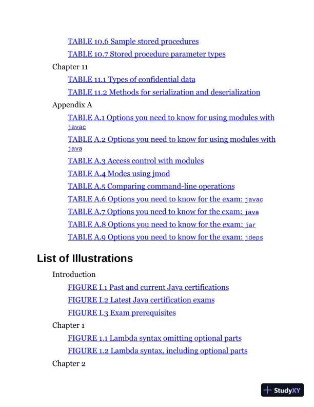 Study Guide Exam 1Z0-816 and Exam 1Z0-817 (2020) - Page 12 preview image