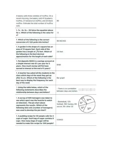 Q tristine TEAS Exam Math Section - Page 4 preview image