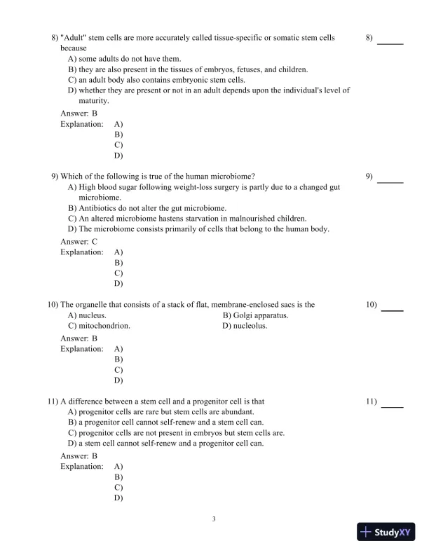 Human Genetics, 12th Edition Test Bank - Page 17 preview image