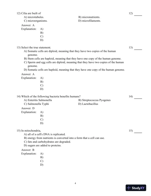Human Genetics, 12th Edition Test Bank - Page 18 preview image