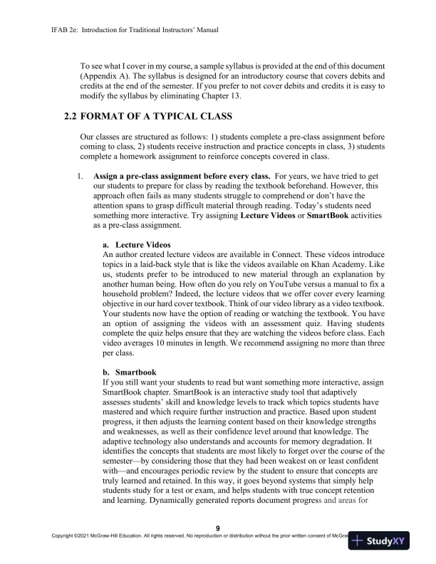 Class Notes for Introductory Financial Accounting for Business, 2nd Edition - Page 10 preview image