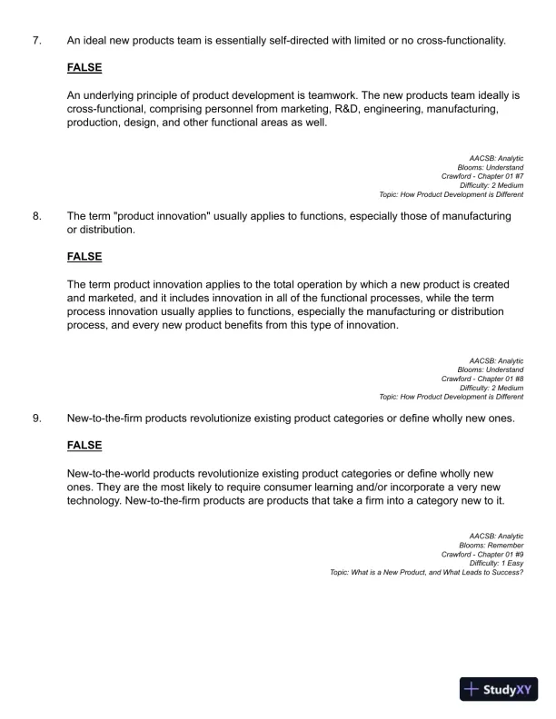 Management 11th Edition Test Bank - Page 14 preview image
