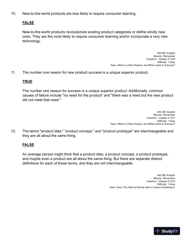 Management 11th Edition Test Bank - Page 15 preview image