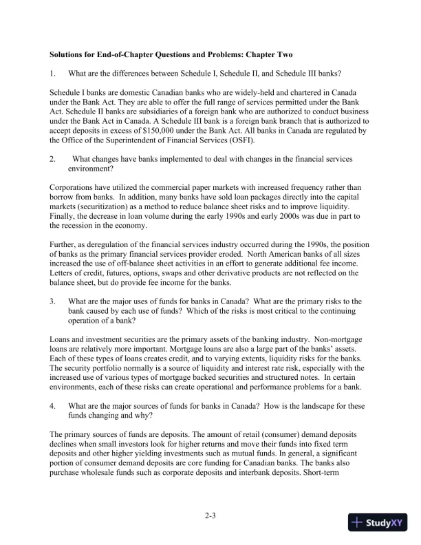 Financial Institutions Management: A Risk Management Approach 5th edition Solution Manual - Page 12 preview image
