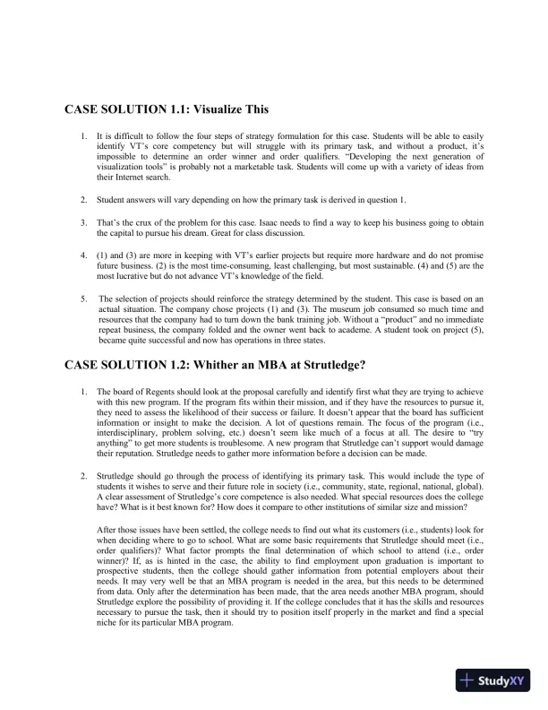 Solution Manual for Operations and Supply Chain Management, 9th Edition - Page 9 preview image