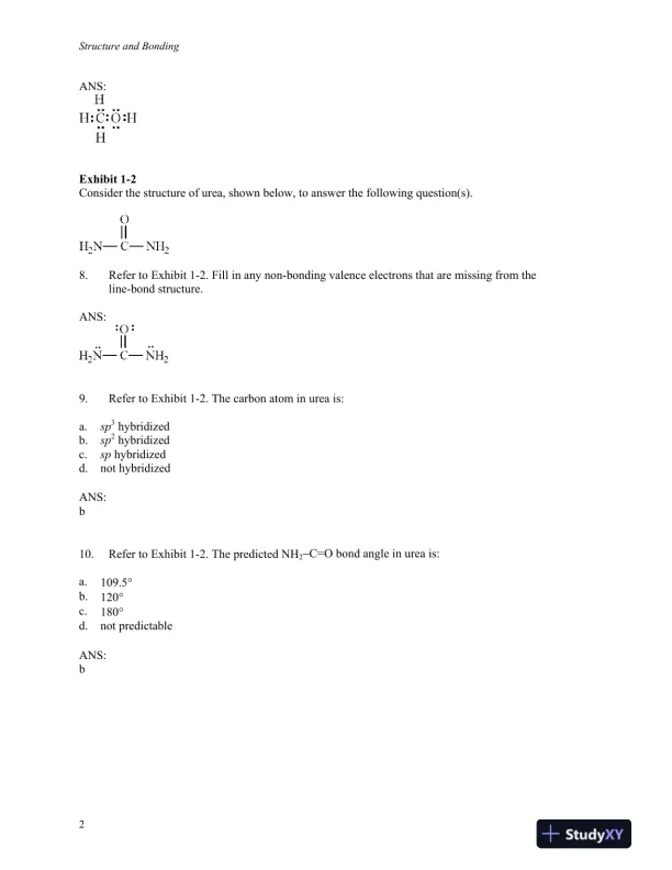 Test Bank for Organic Chemistry, 8th Edition - Page 3 preview image