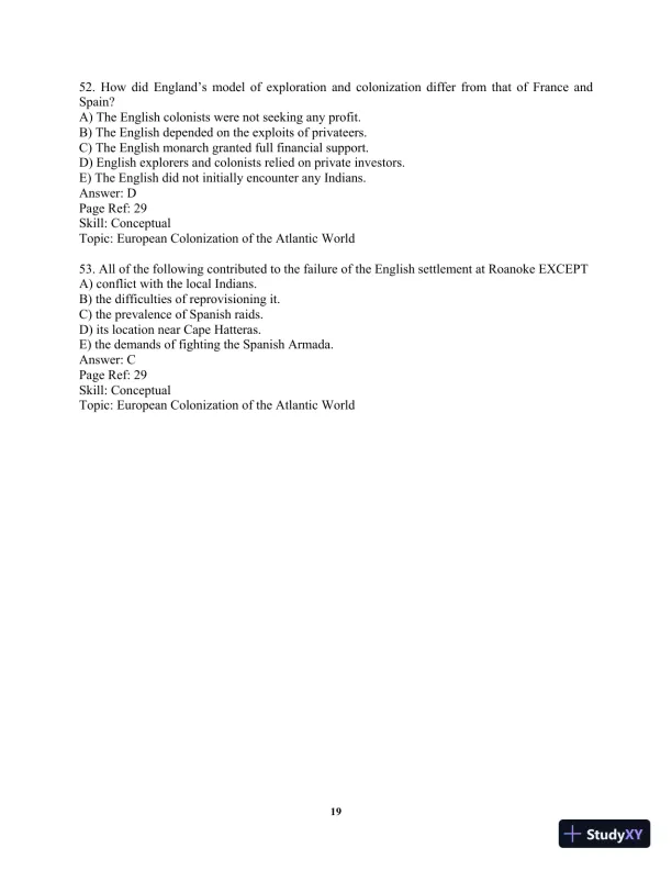 Test Bank For Visions of America: A History of the United States, Combined Volume 2nd Edition Test Bank - Page 22 preview image