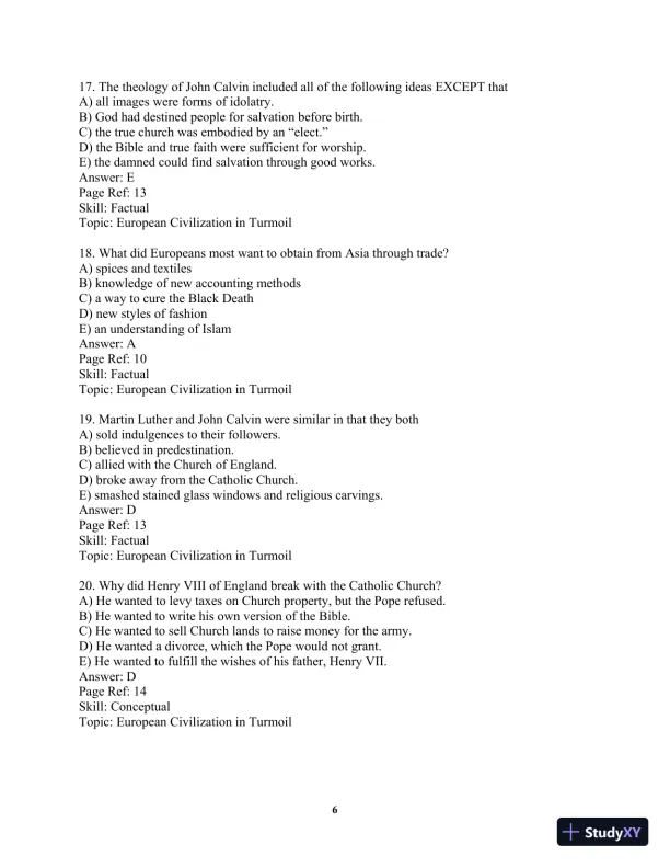 Test Bank For Visions of America: A History of the United States, Combined Volume 2nd Edition Test Bank - Page 9 preview image