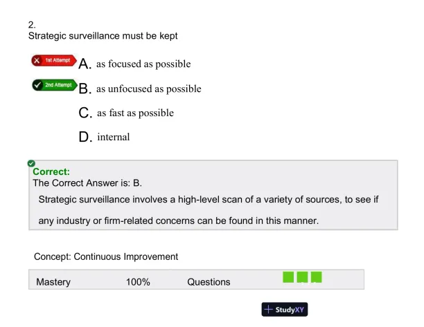 Strategic Management and Leadership: Evaluation, Continuous Improvement, and Organizational Culture - Page 4 preview image