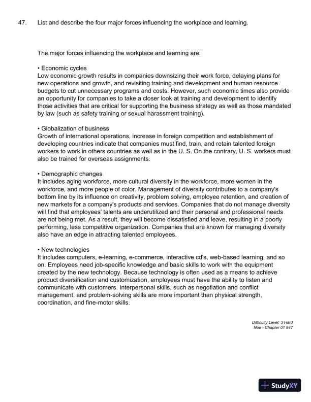 Employee Training and Development (Irwin Management) 7th Edition Test Bank - Page 21 preview image