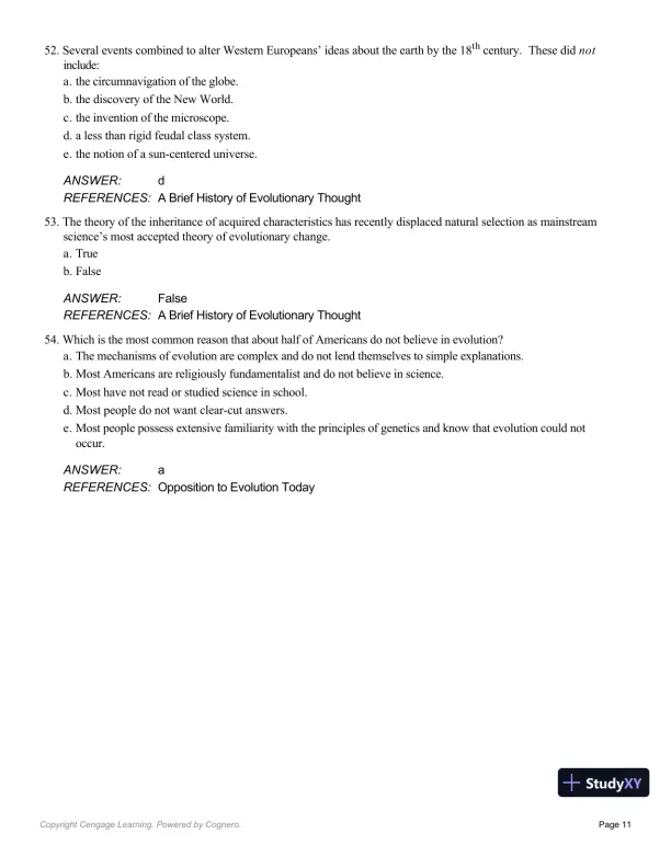 Essentials Of Physical Anthropology, 10th Edition Test Bank - Page 23 preview image