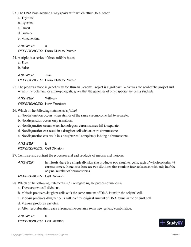 Essentials Of Physical Anthropology, 10th Edition Test Bank - Page 28 preview image