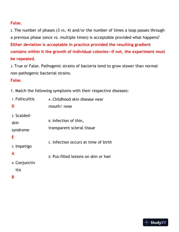 2024-2025 BIOD171 Portage Learning Biology Final Exam With Answers (170 Solved Questions) - Page 6 preview image