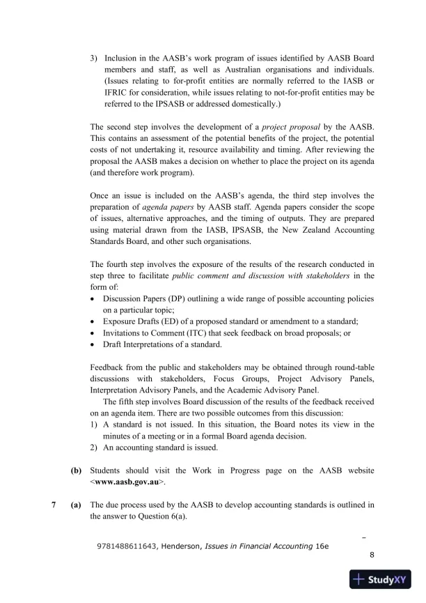 Issues in Financial Accounting, 16th Edition Solution Manual - Page 9 preview image