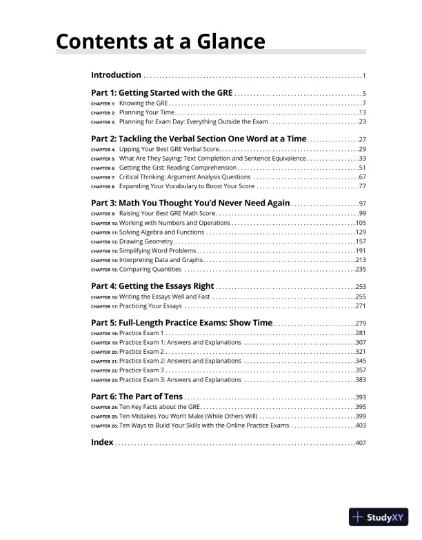 GRE Prep 2024 For Dummies with Online Practice (2023) - Page 10 preview image