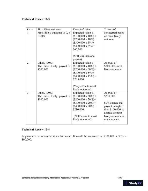 Intermediate Accounting, Volume 2, Seventh Canadian Edition Solution Manual - Page 18 preview image