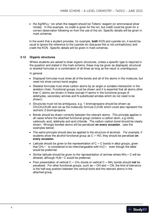 2021 AQA A-level Chemistry Paper 2 7405/2 with Answers (10 Solved Questions) - Page 7 preview image