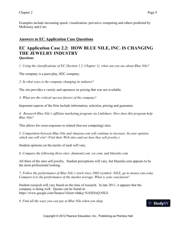 Solution Manual for E-Commerce 2019: Business, Technology and Society, 15th Edition - Page 29 preview image