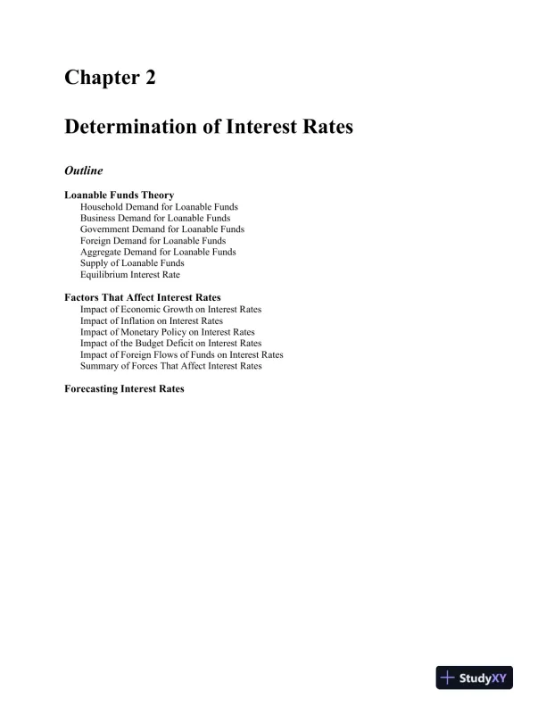 Financial Markets And Institutions, Abridged, 11th Edition Solution Manual - Page 12 preview image