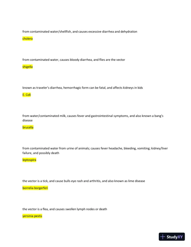 2024-2025 Boards: Microbiology - Vandy's Review PP Exam with Answers (55 Solved Questions) - Page 3 preview image