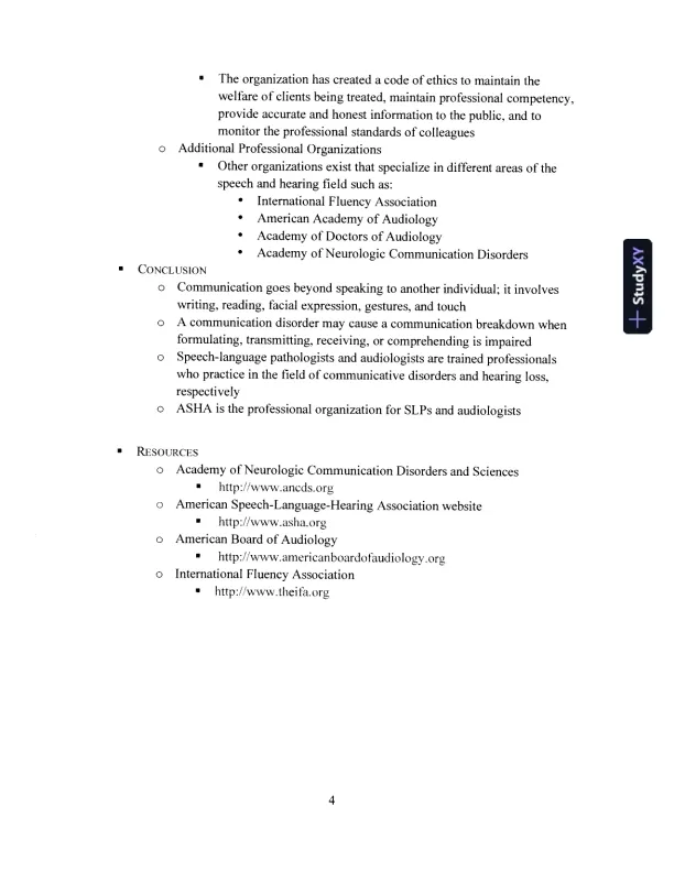 Primer On Communication And Communicative Disorders, A, 1st Edition Test Bank - Page 6 preview image