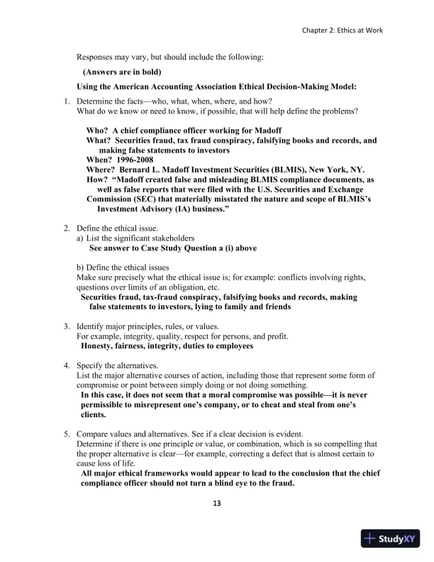Solution Manual for Detecting Accounting Fraud: Analysis and Ethics - Page 17 preview image