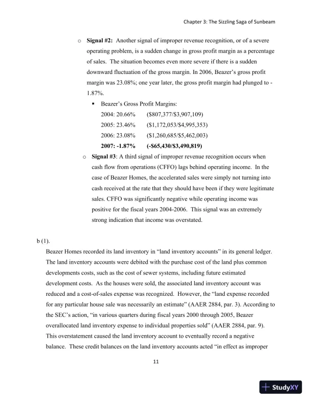 Solution Manual for Detecting Accounting Fraud: Analysis and Ethics - Page 29 preview image
