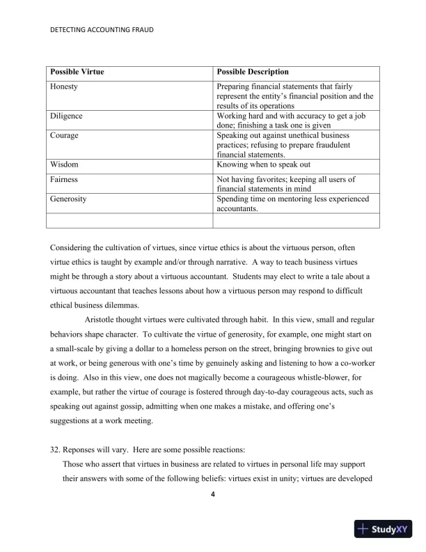 Solution Manual for Detecting Accounting Fraud: Analysis and Ethics - Page 8 preview image