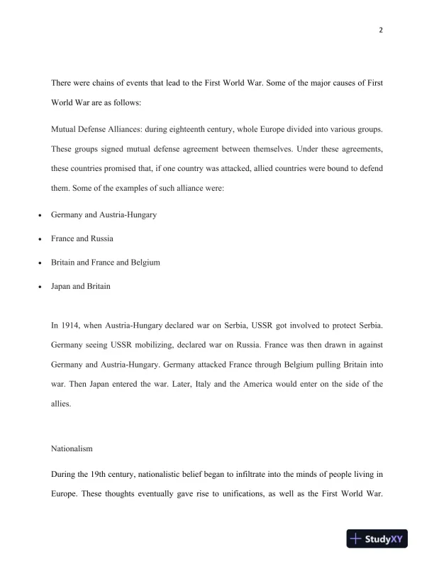 The Causes and Consequences of the First World War - Page 3 preview image