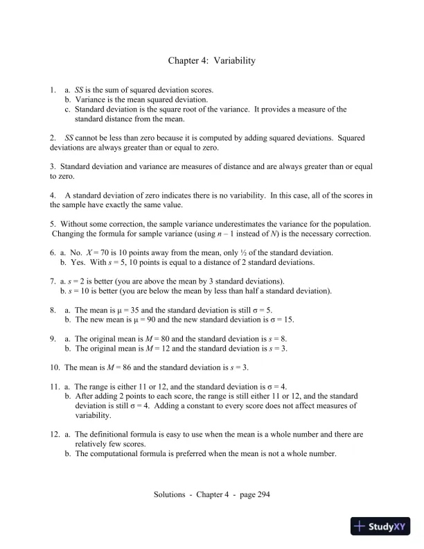 Statistics for the Behavioral Sciences, 9th Edition Solution Manual - Page 16 preview image