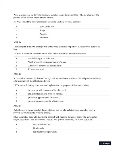 Test Bank for Clinical Guidelines in Primary Care, 4th Edition (Chapters 1-19) - Page 20 preview image