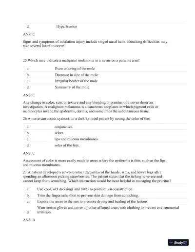 Test Bank for Clinical Guidelines in Primary Care, 4th Edition (Chapters 1-19) - Page 21 preview image