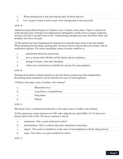 Test Bank for Clinical Guidelines in Primary Care, 4th Edition (Chapters 1-19) - Page 7 preview image