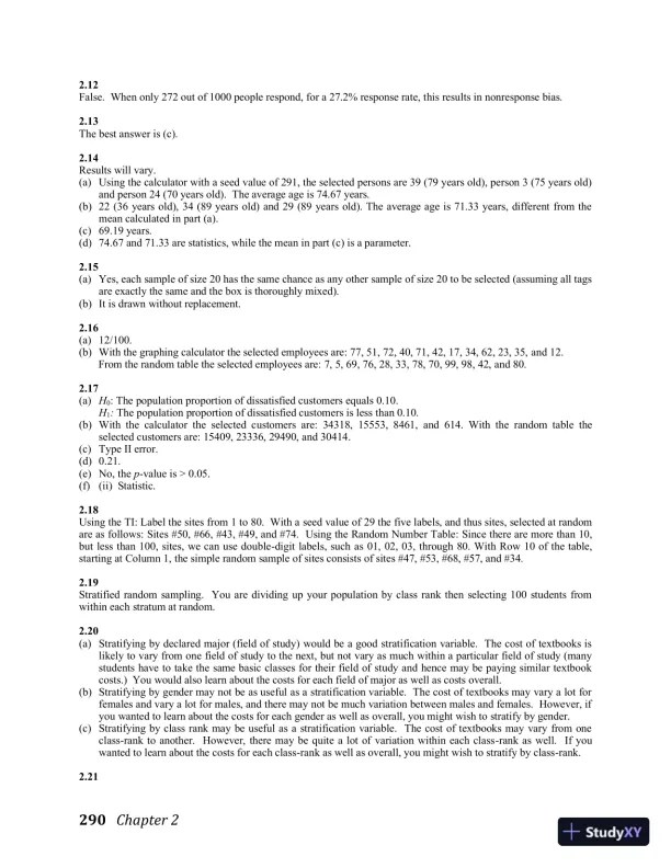 Solution Manual for Interactive Statistics, 3rd Edition - Page 17 preview image