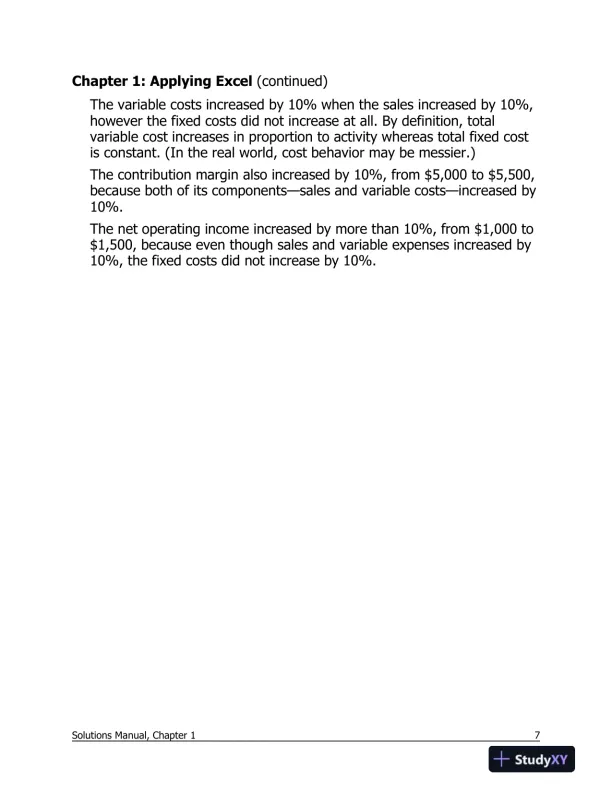 Solution Manual For Managerial Accounting, 17th Edition - Page 8 preview image