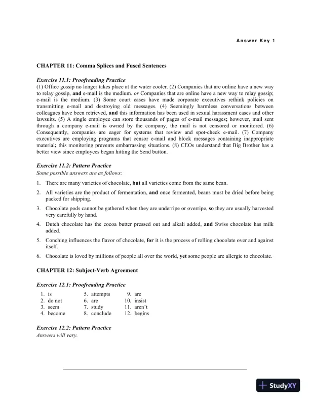Solution Manual for Harris Reference Guide for Writers, 10th Edition - Page 6 preview image