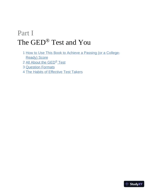 Princeton Review GED Test Prep, 2023: 2 Practice Tests + Review and Techniques (2022) - Page 13 preview image