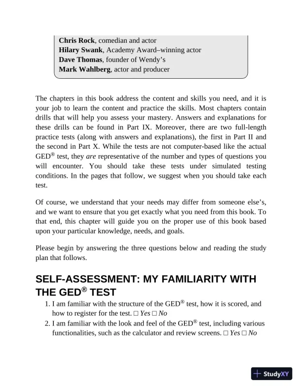 Princeton Review GED Test Prep, 2023: 2 Practice Tests + Review and Techniques (2022) - Page 17 preview image