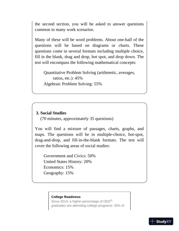 Princeton Review GED Test Prep, 2023: 2 Practice Tests + Review and Techniques (2022) - Page 29 preview image